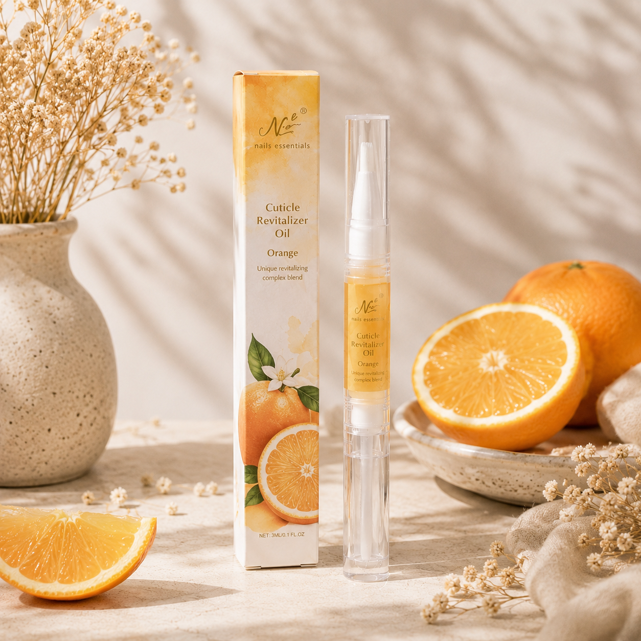 Aceite de cutículas aroma naranja