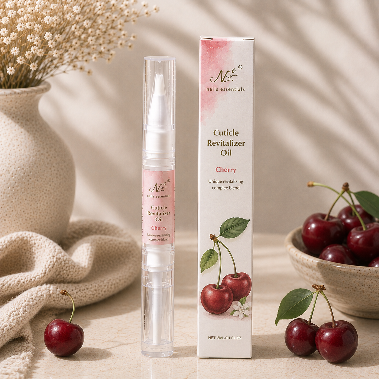 Aceite de cutículas aroma cereza