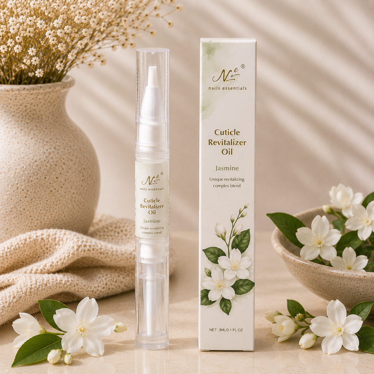 Aceite de cutículas aroma jazmín